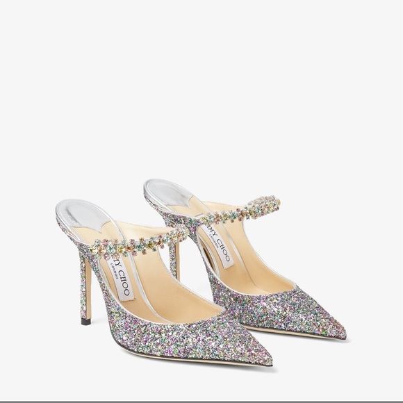 Jimmy Choo Shoes - Jimmy choo multicolor glitter bing heels